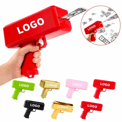 Electric Toy Money Launcher Gun with Battery Power