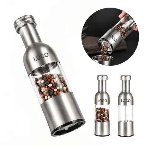 Manual Spice Grinder with Clear Acrylic Body
