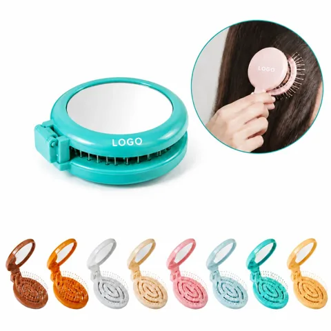 Portable Detangling Hair Brush for Travel and Daily Styling