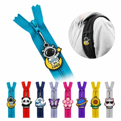 Personalized Sublimation Zipper Pull for Bags and Jackets