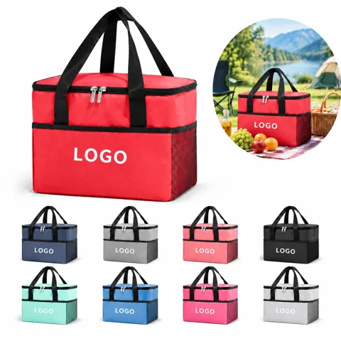 Insulated Oxford Cooler Tote for Food Transport