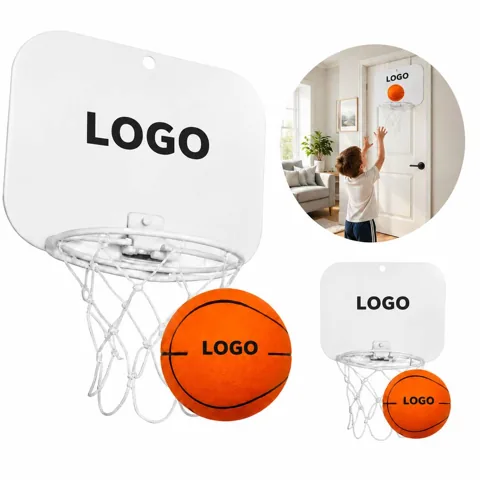 Soft Indoor Basketball Hoop Set with Backboard for Kids