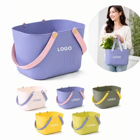 Portable Plastic Drain Basket for Home Storage