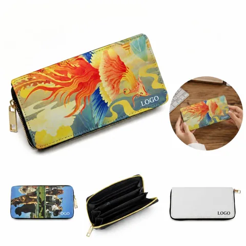 Personalized PU Leather Wallet for Women