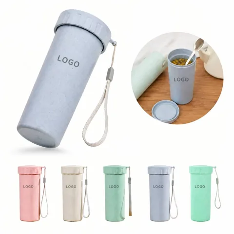 Eco-Friendly Compostable Travel Mug for Hot Cold Drinks