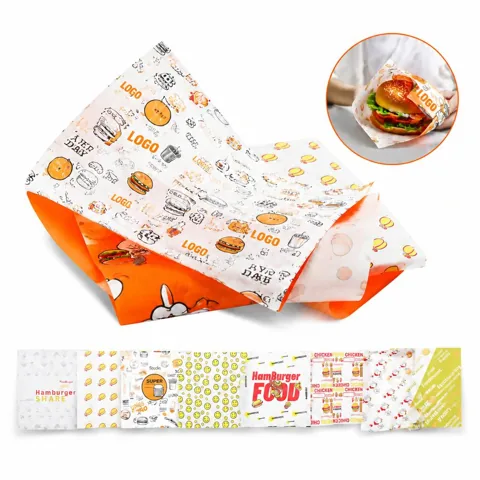 Grease-Resistant Food Wrapping Paper for Sandwich Storage