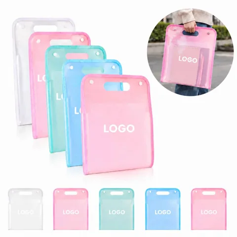 A4 Multi-Compartment File Bag for Student Document Storage