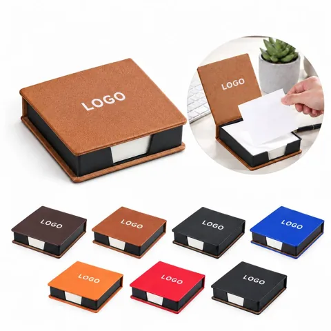 PU Leather Desk Organizer Box with Multiple Compartments