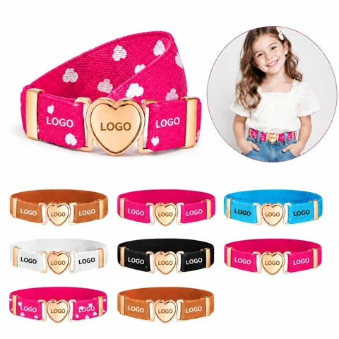 Adjustable Soft Elastic Belt for Kids Girls