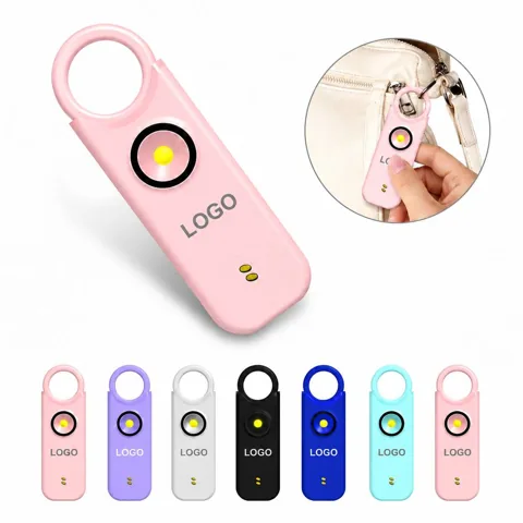 Personal Safety Alarm Keychain with Loud Siren Pull-Pin