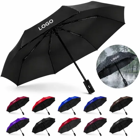 Auto Open Dual Use Advertising Umbrella
