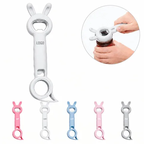 4-in-1 Stainless Steel Bottle Opener with Cap Catcher