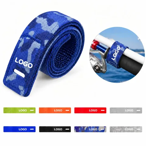 Stretchable Fishing Rod Securing Strap