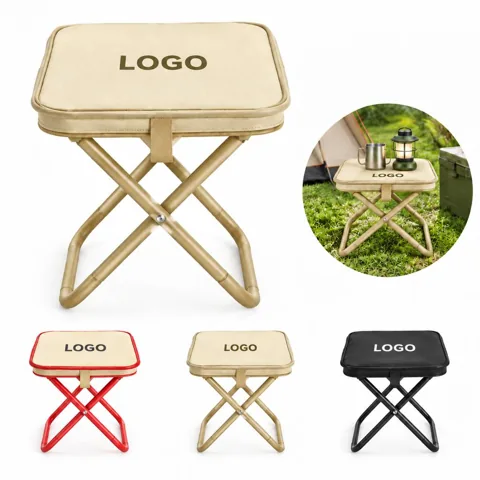 Portable Folding Seat with Built-in Storage Compartment
