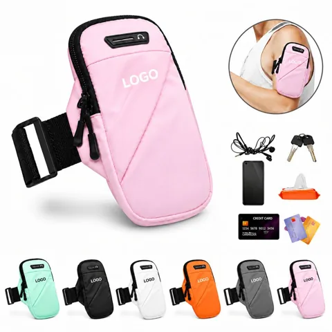 Water-Resistant Sports Armband Phone Holder with