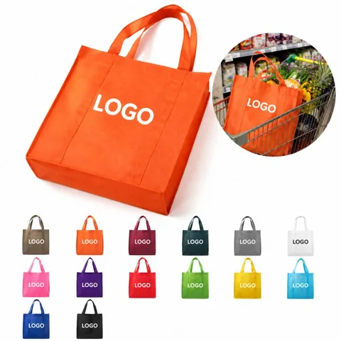Reusable Foldable Nonwoven Shopping Tote Bag
