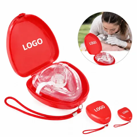 CPR Practice Mask with One-Way Valve for Manikin Training