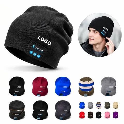 Wireless Headphone Beanie with Bluetooth for Music and Calls