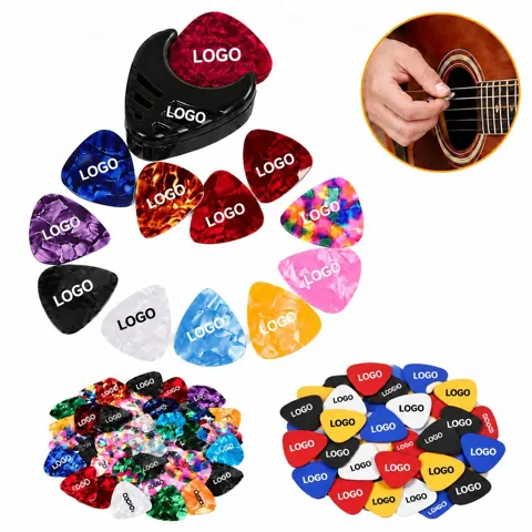 Medium Grip Guitar Pick for Electric Acoustic Bass