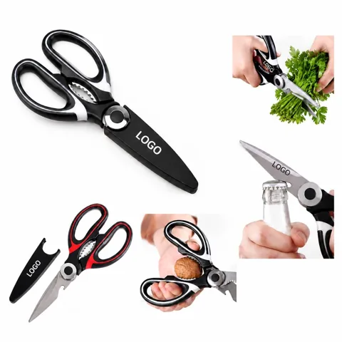 Multifunctional Stainless Steel Kitchen Shears for Food Prep