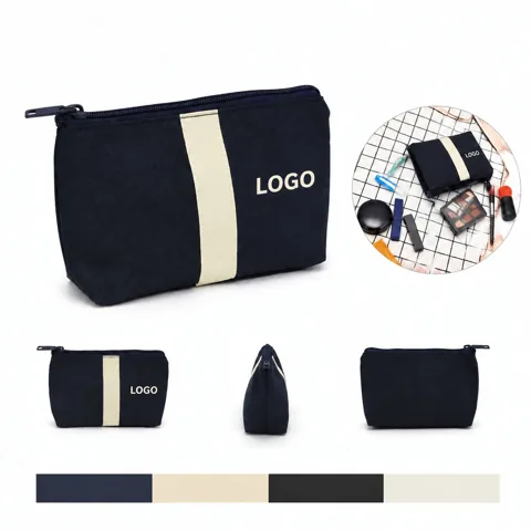 Compact Nylon Travel Toiletry Organizer Set