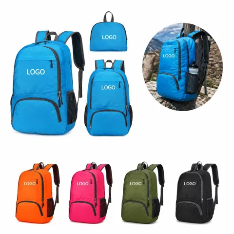 Compact Water-Resistant Foldable Travel Backpack