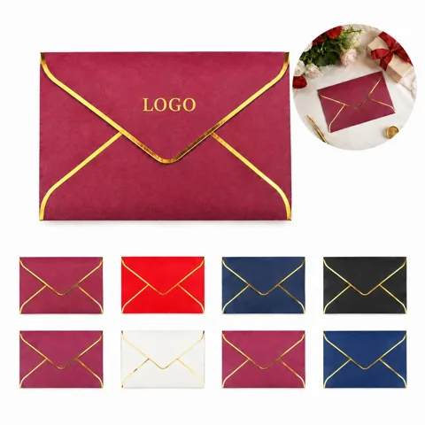 Gold-Rimmed Envelope for Cards and Invitations