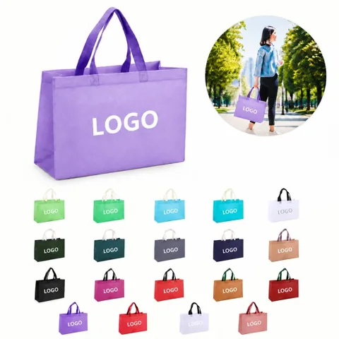 Reusable Spun-Bond Polypropylene Shopping Tote Bag