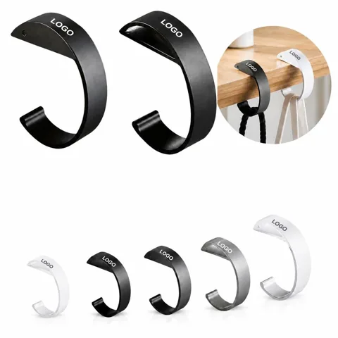 Portable Desk Edge Hanging Hook for Bags and Headphones