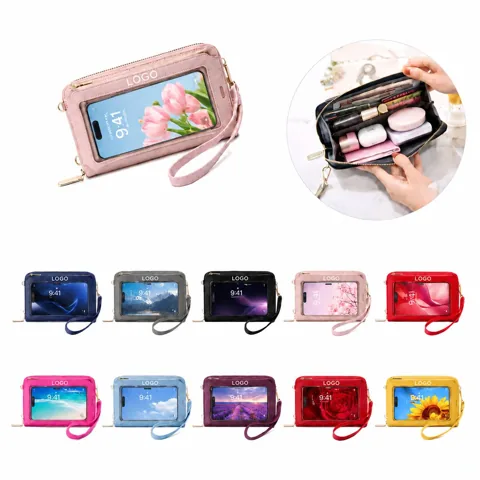 Compact Crossbody Bag with Zip and Adjustable Strap