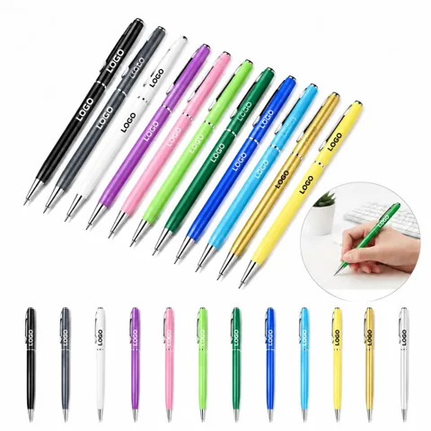 Metal Promotional Ballpoint Pens with Smooth Ink