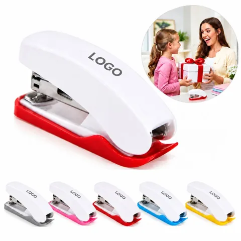 Custom Logo Ergonomic Desktop Stapler with Remover