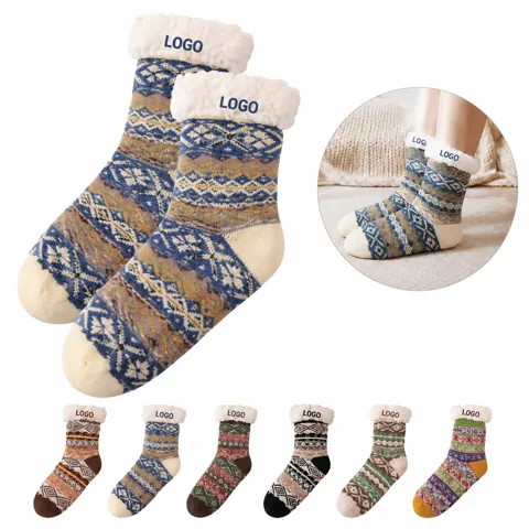 Cozy Crew Socks with Soft Sherpa Lining