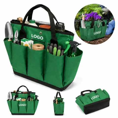 Durable Oxford Garden Tool Carrier Bag with Compartments
