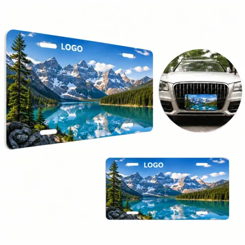 Personalized Weatherproof Aluminum License Plate