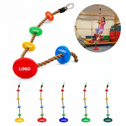 Kids Outdoor Round Disk Swing for Ages 3