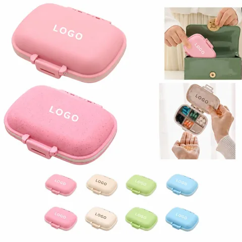 Portable 2-Layer Moisture-Proof Pill Organizer