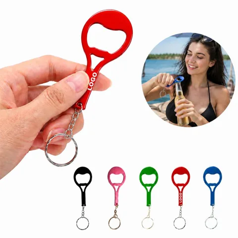 Metal Tennis Racket Shaped Bottle Opener