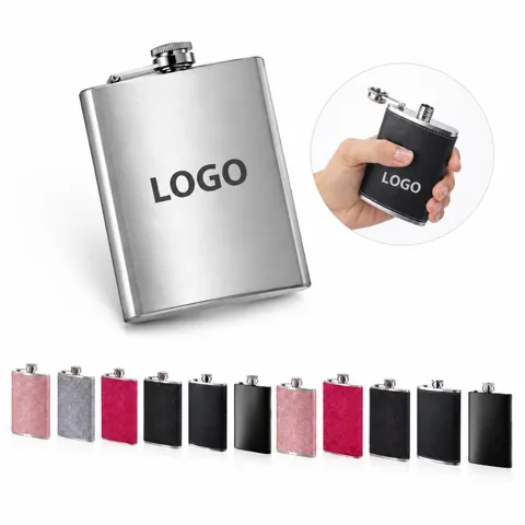 Leakproof Stainless Steel Flask with Screw Lid