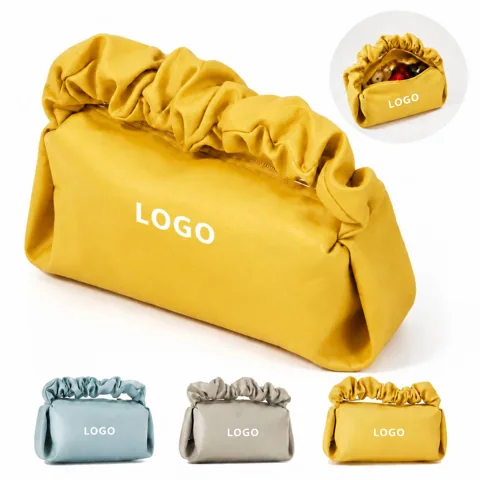 PVC Handle Compact Cosmetic Storage Case