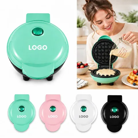 Nonstick Rotating Waffle Iron for Even Baking