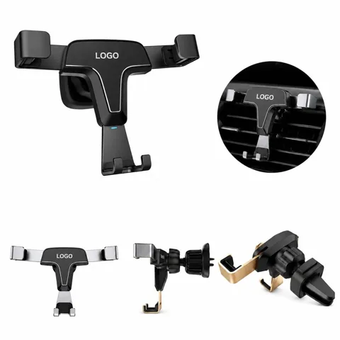 Textured Metal Car Phone Mount