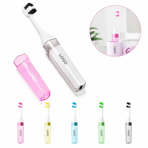 Compact Foldable Travel Toothbrush with Soft Bristles