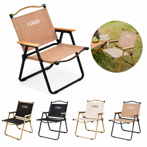 Portable Folding Camping Chair with Steel Frame