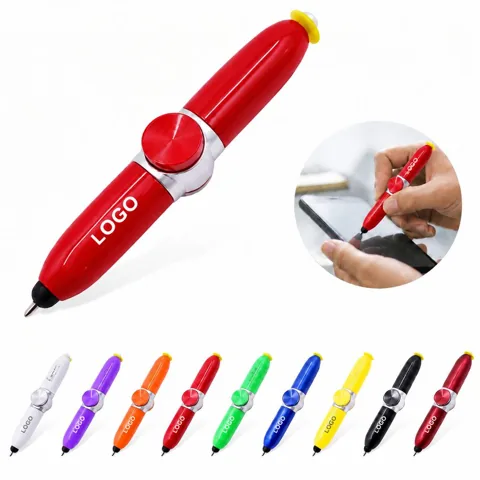 Spinning LED Stylus Pen for Touchscreen Devices