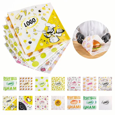 Personalized Greaseproof Paper for Food Wrapping