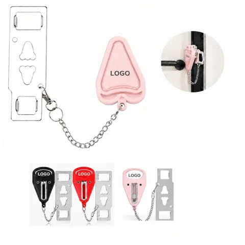 Travel Door Lock Stainless Steel Portable Security