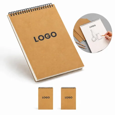 Spiral Bound Sketchbook with Smooth Paper for Drawing