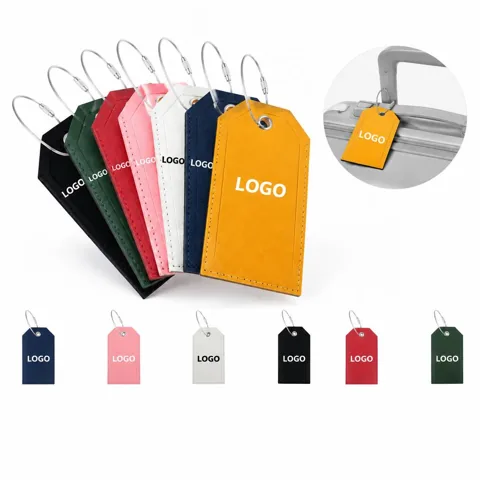 Boarding Pass Holder with Clear Window Travel Tag