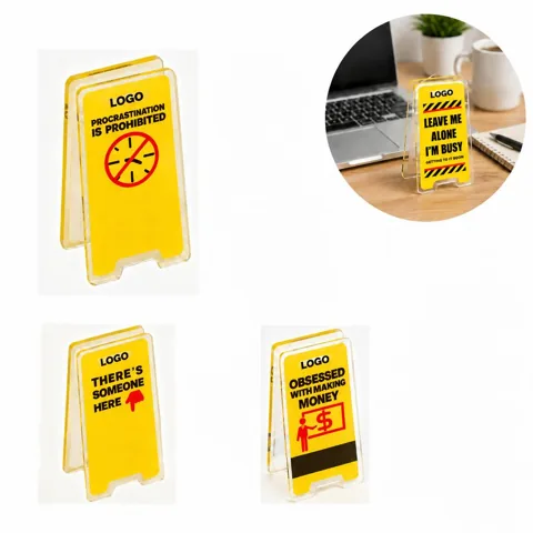 Writable Caution Tag Clip for Notes and Labels